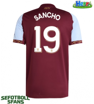 Aston Villa Jadon Sancho #19 Hemmatröja 2025-26 Kortärmad